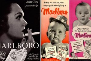 Первые сигареты "Мальборо" для представительниц прекрасного пола
